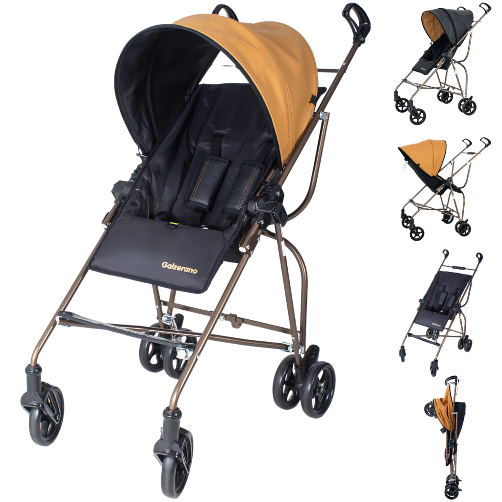 Carrinho Capri Galzerano Preto Caramelo